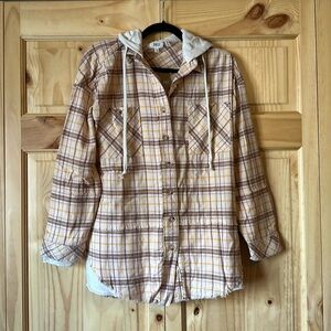 Hooded flannel